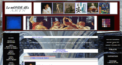 Desktop Screenshot of lemondedesarts.com